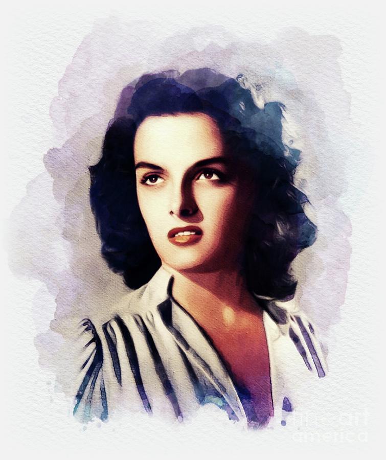 Jane Russell, Movie Legend Painting