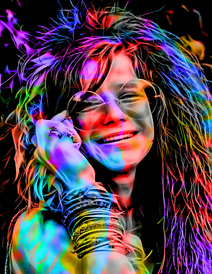 Janis Joplin Collection #2 Mixed Media by Marvin Blaine
