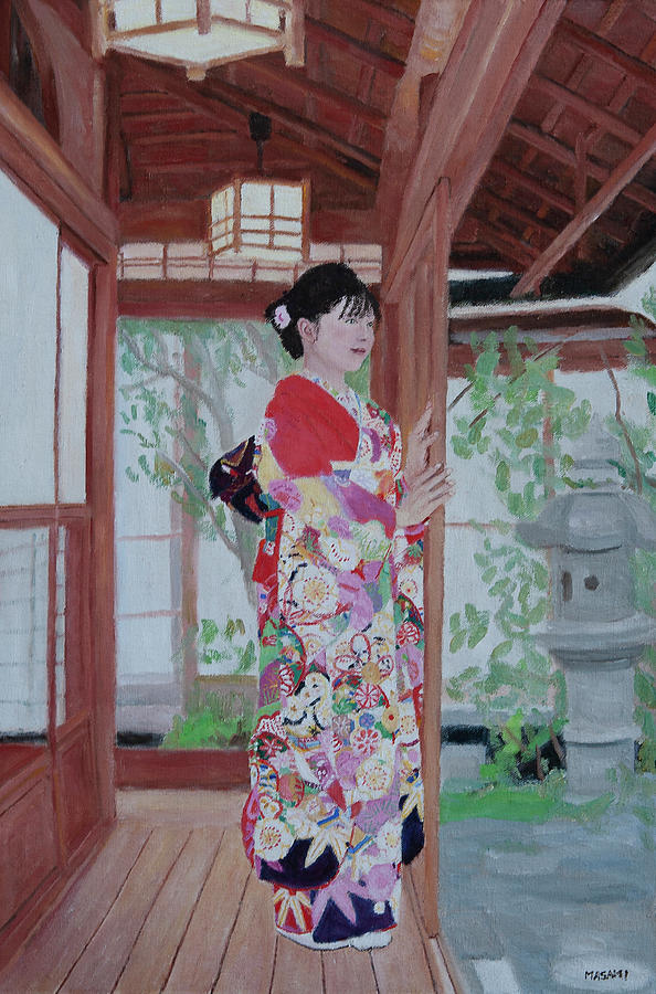 Japanese Garden #2 Painting by Masami IIDA
