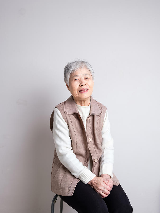 Japanese happy senior portrait #2 Photograph by Masafumi_Nakanishi
