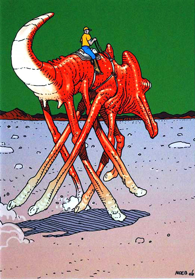 Jean Giraud, 1938 - 2012, France, Moebius imaginative art style, Jean ...