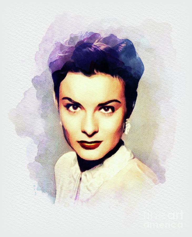 Jean Peters, Movie Legend Painting by Esoterica Art Agency - Fine Art ...