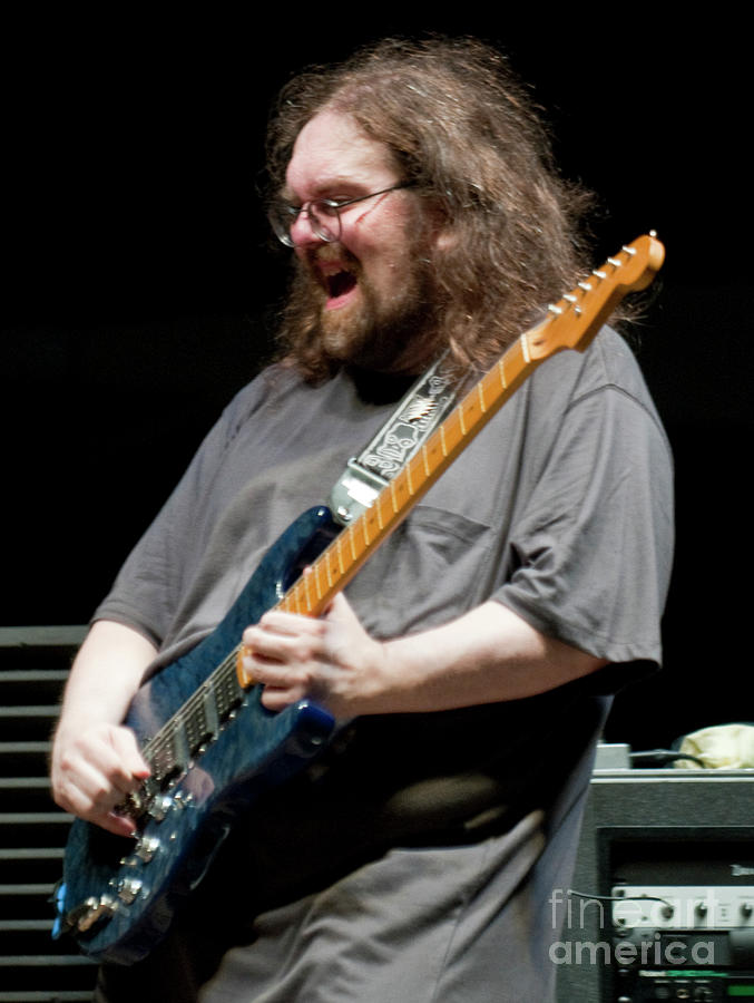 Jeff Mattson with Dark Star Orchestra at Gathering of the Vibes #2 Photograph by David Oppenheimer