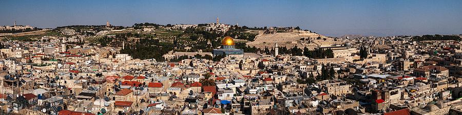 Jerusalem Panorama #2 Photograph by Mati Krimerman