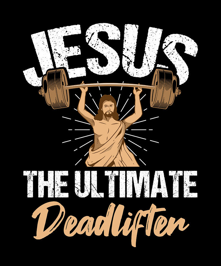 Jesus The Ultimate Deadlifter Coffee Mug, Gym Mug, Crossfitter Gift 
