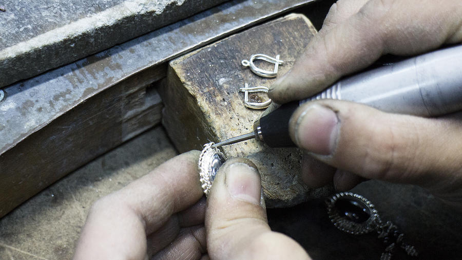 Jewelery Handcrfafted Manufacturing And Repairing #2 Photograph by Blueshot