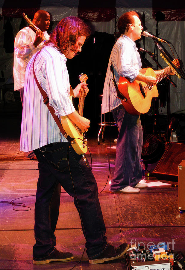 John Hiatt Performing at Bele Chere 2005 #2 Photograph by David Oppenheimer