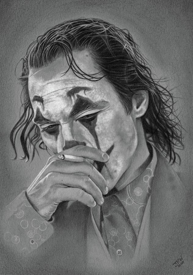 Joker Drawing by JPW Artist