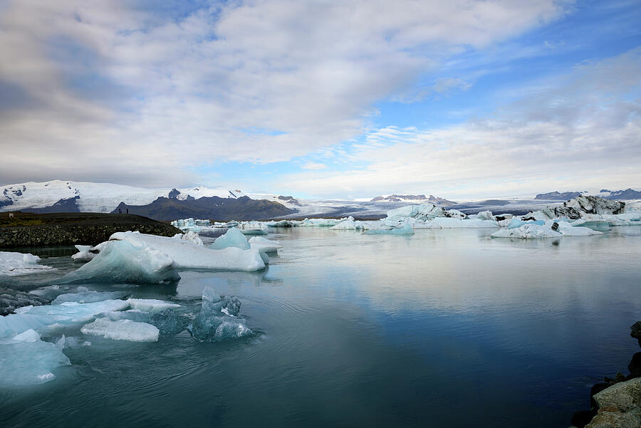 Jokulsarlon glacier lagoon and icebergs #3 Photograph by RicardMN Photography