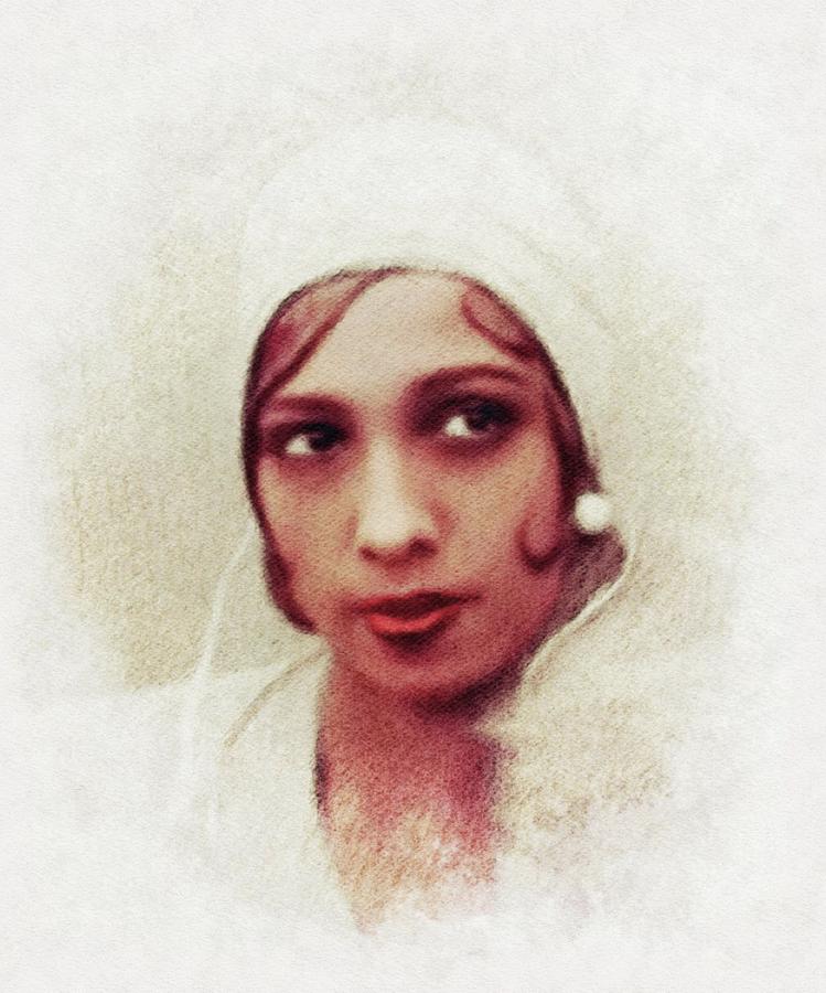 Josephine Baker, Singer and Actress Painting by Esoterica Art Agency ...