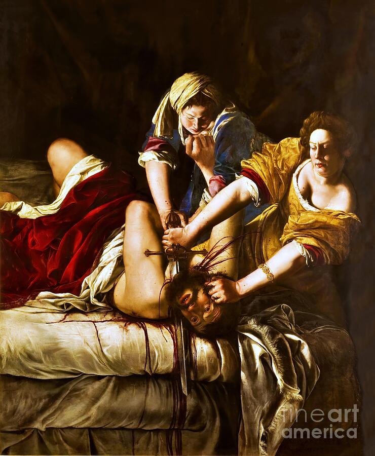 Judith and Holofernes Painting Painting by Artemisia Gentileschi Judith and Holofernes Painting Painting by Artemisia Gentileschi