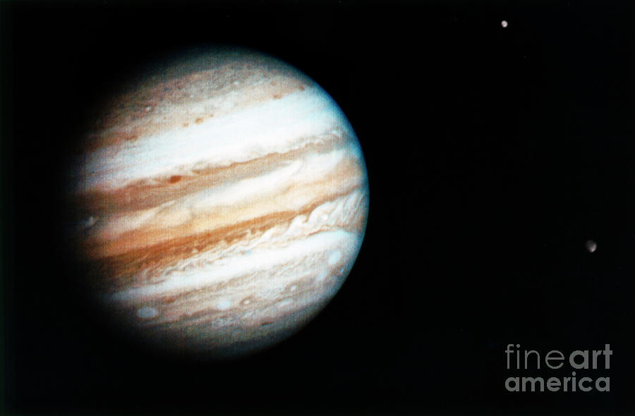 Jupiter And Moons, 1979 #2 Photograph by Granger