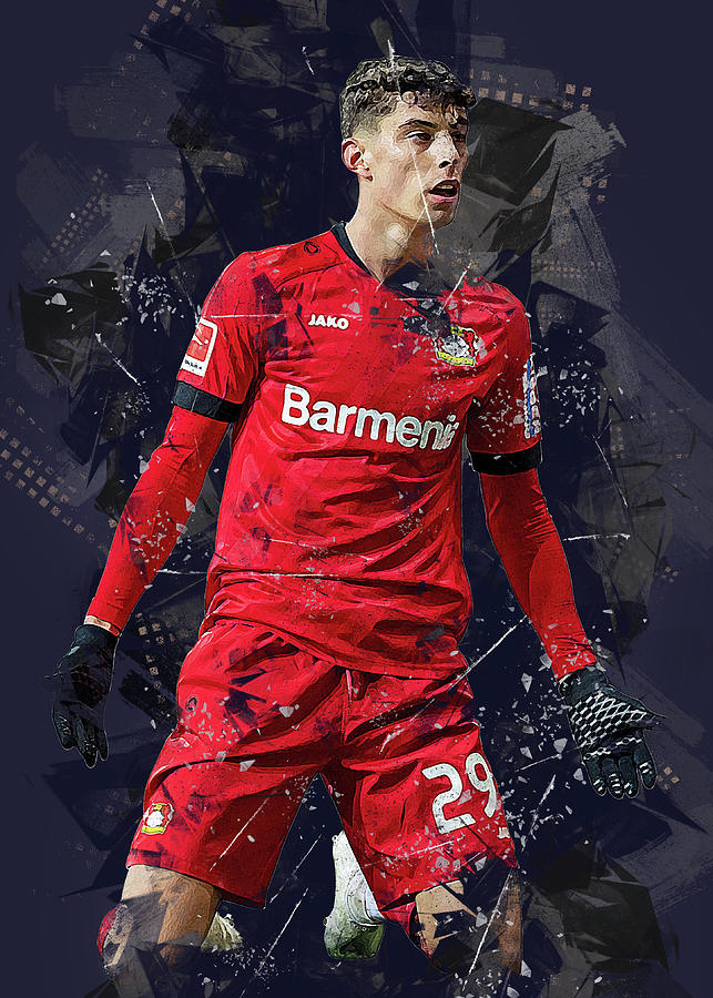 Kai Havertz Kaihavertz Kai Havertz Kai Havertz Drawing by Leith Huber ...