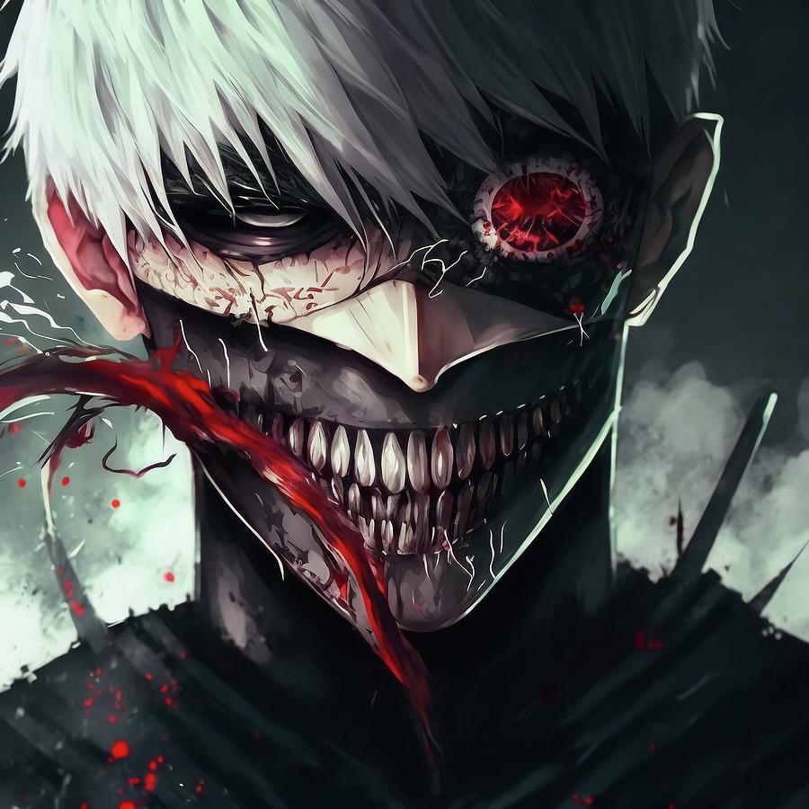 Kaneki Tokyo Ghoul Digital Art by Creationistlife - Fine Art America