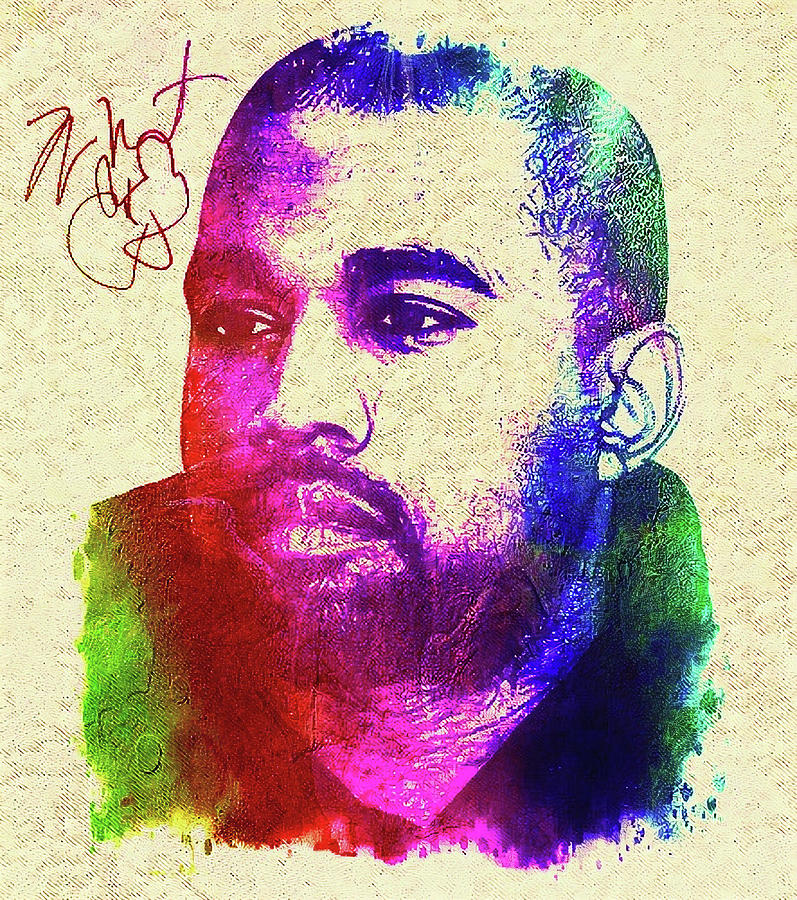 Kanye West Digital Art By Bob Smerecki - Fine Art America