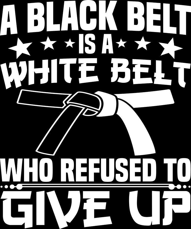 Karate Black Belt Funny Digital Art by Michael S - Pixels