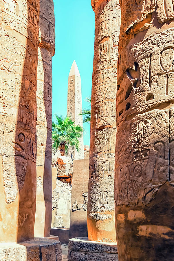 Architecture Photograph - Karnak #2 by Manjik Pictures
