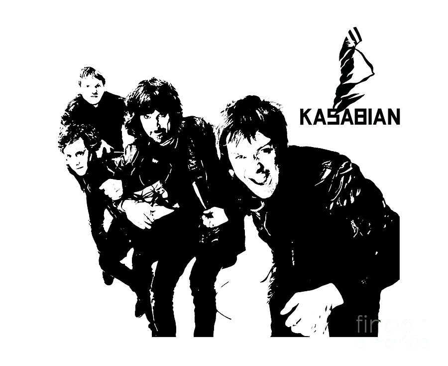 Kasabian Digital Art by Mika Febri - Fine Art America