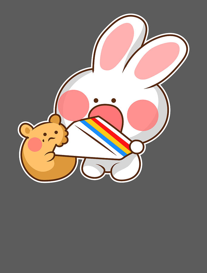 Bunny Bunnies Animation Cute Kawaii Anime Japan Freetoe - Kawaii - Free  Transparent PNG Download - PNGkey
