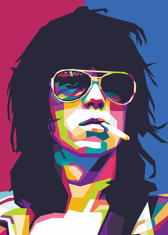 Keith Richards Digital Art by Muhammad Renaldy - Fine Art America