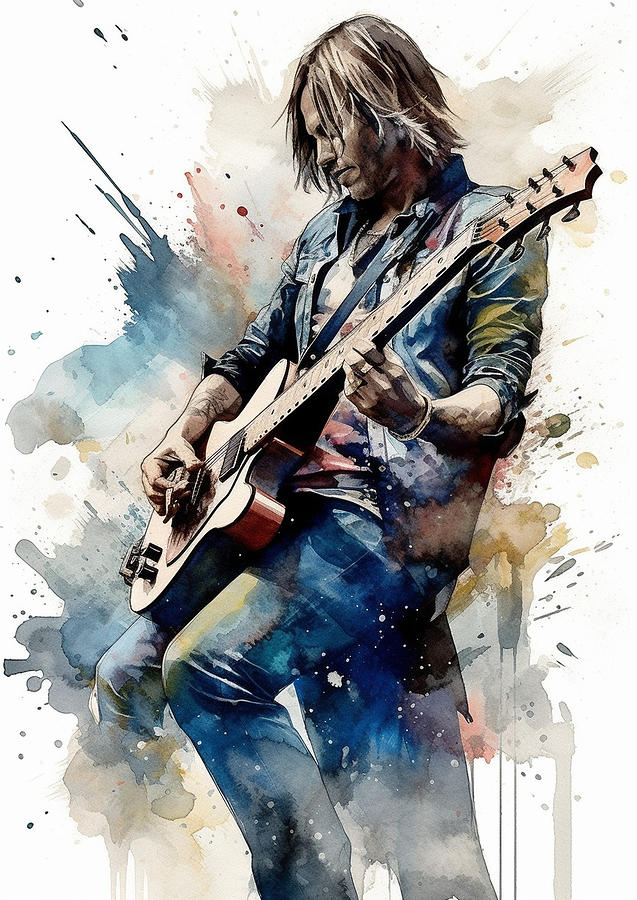 Keith Urban #2 Digital Art by Dieu Vuong Kha - Fine Art America