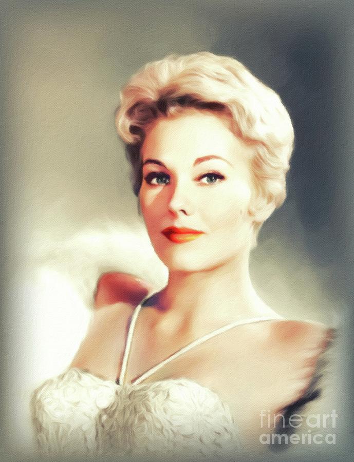 Kim Novak Vintage Actress Painting By Esoterica Art Agency Pixels