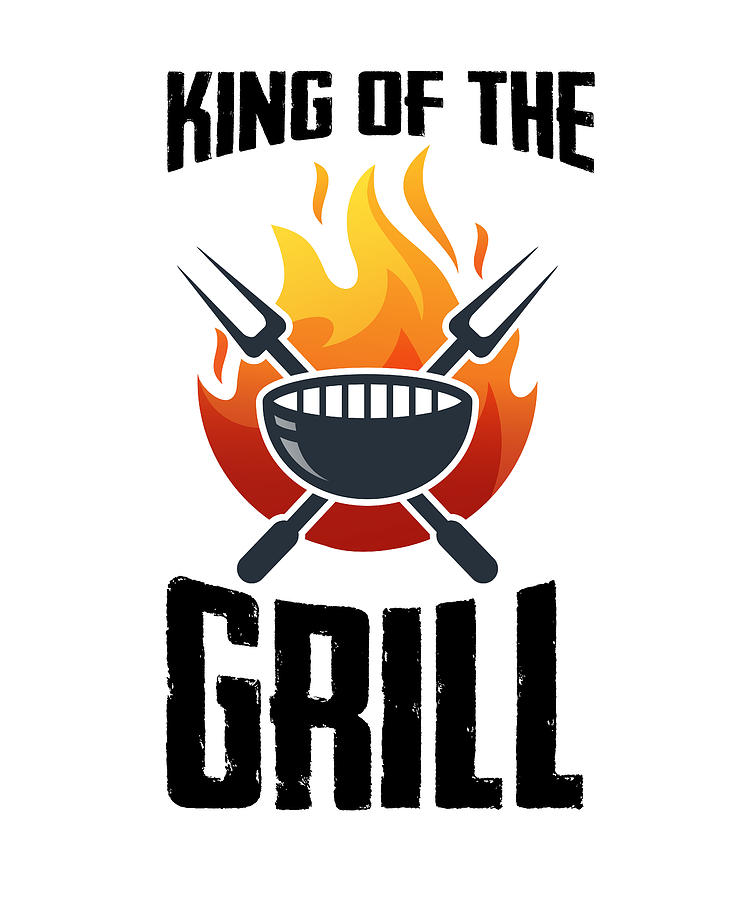 King Of The Grill Digital Art by Steven Zimmer - Fine Art America