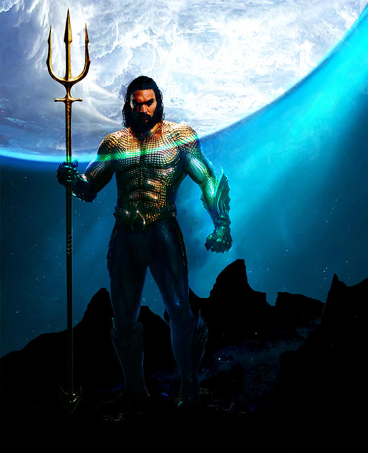 Aquaman 11 Digital Art by Aldane Wynter