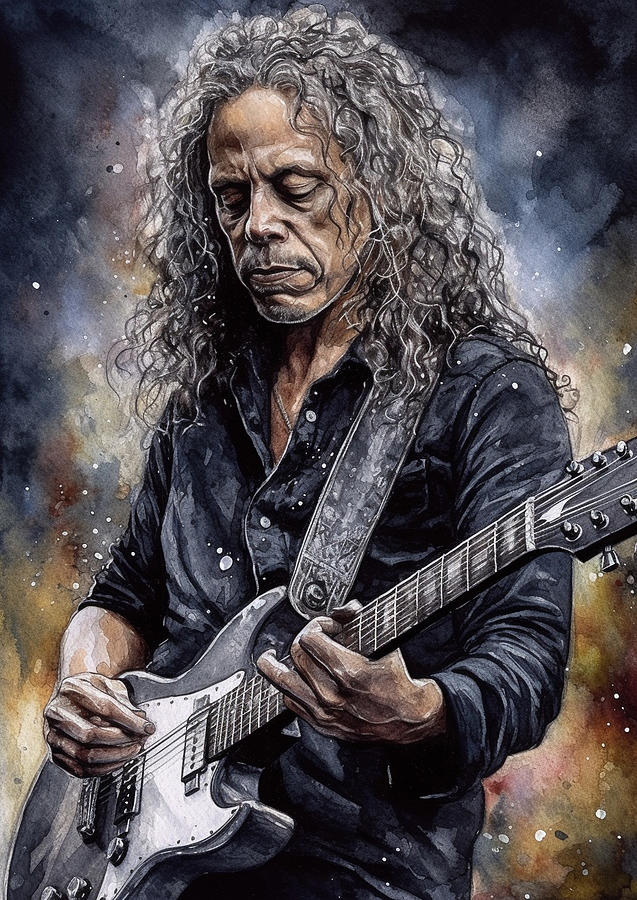 Kirk Hammett Digital Art by Dieu Vuong Kha - Fine Art America