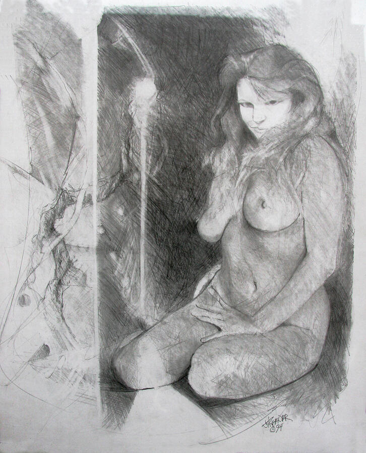 2 Knowledge Drawing by Joel Keener 2 Knowledge Drawing by Joel Keener