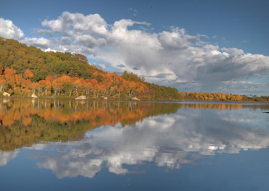 Kolob Reservoir Reflection #2 Photograph by Michael Just