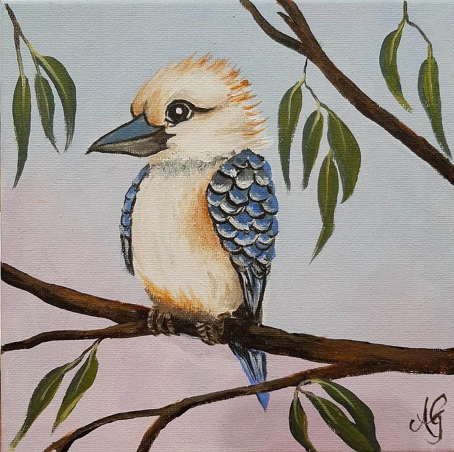 Kookaburra #2 Painting by Anne Gardner