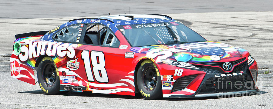 Kyle Busch At Road America #2 Photograph by Billy Knight