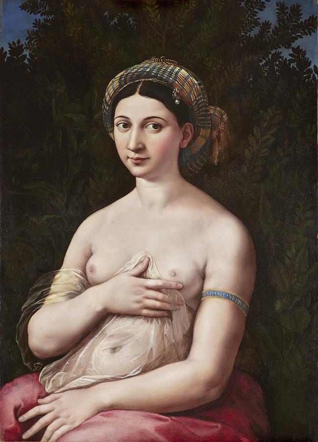 La Fornarina #3 Painting by Raphael - Pixels