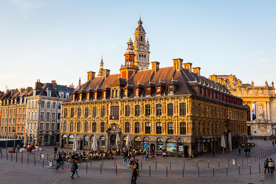 La Vieille Bourse - Lille, France #2 Photograph by Evan Lang