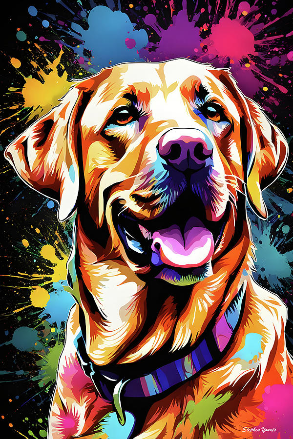 Labrador Retriever #2 Digital Art by Stephen Younts