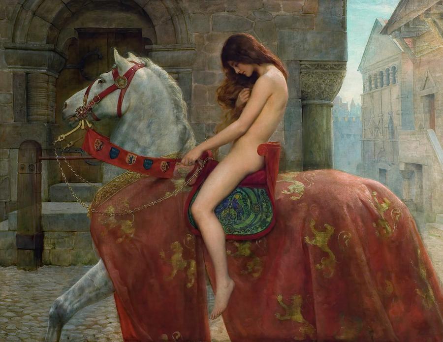  Lady Godiva #4 Painting by John Collier