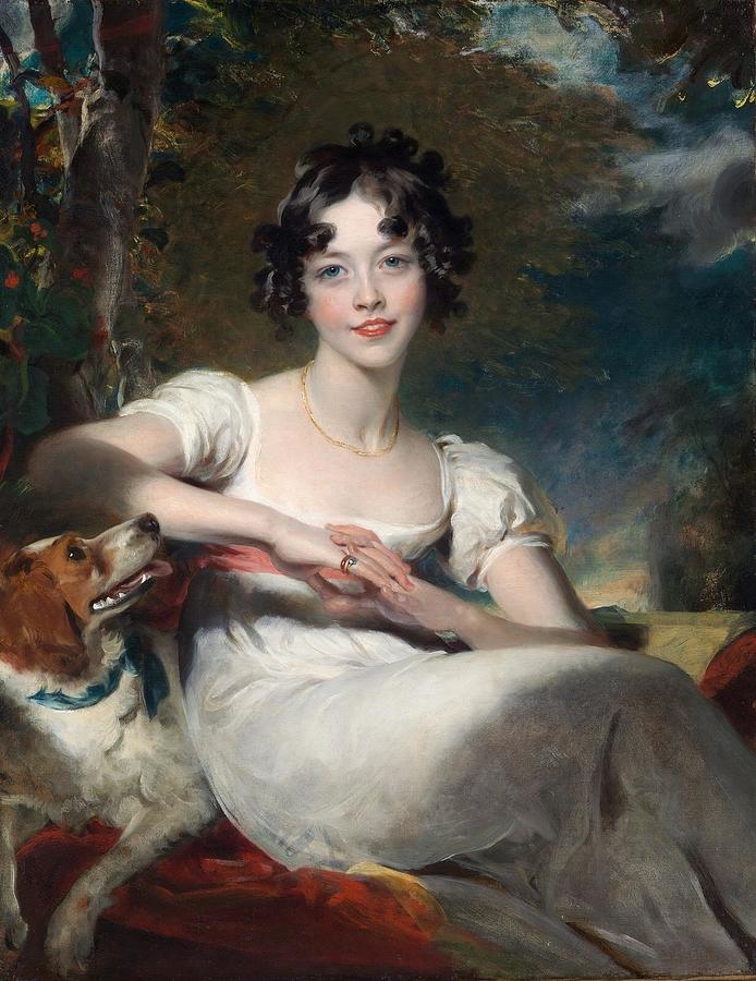 Lady Maria Conyngham  #3 Painting by Thomas Lawrence