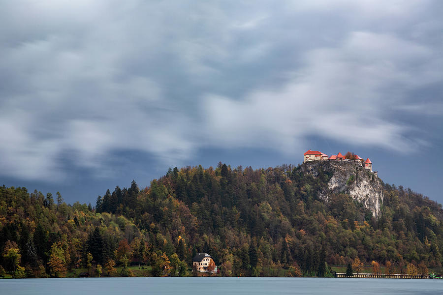 Lake Bled and castle #2 Photograph by Ian Middleton