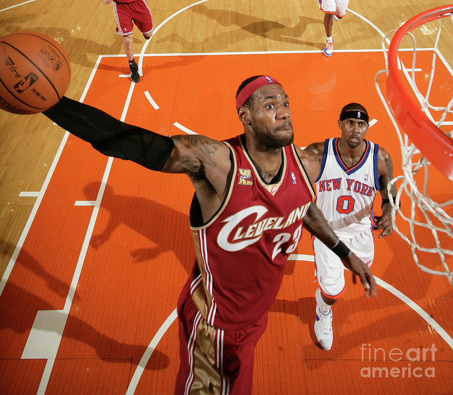 Larry Hughes and Lebron James #2 Photograph by Nathaniel S. Butler