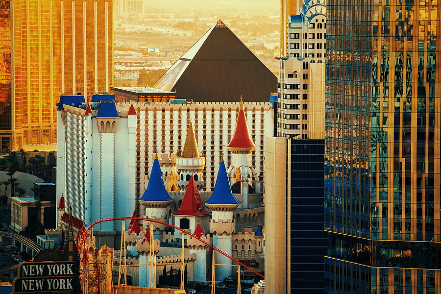Las Vegas Strip #2 Photograph by Songquan Deng