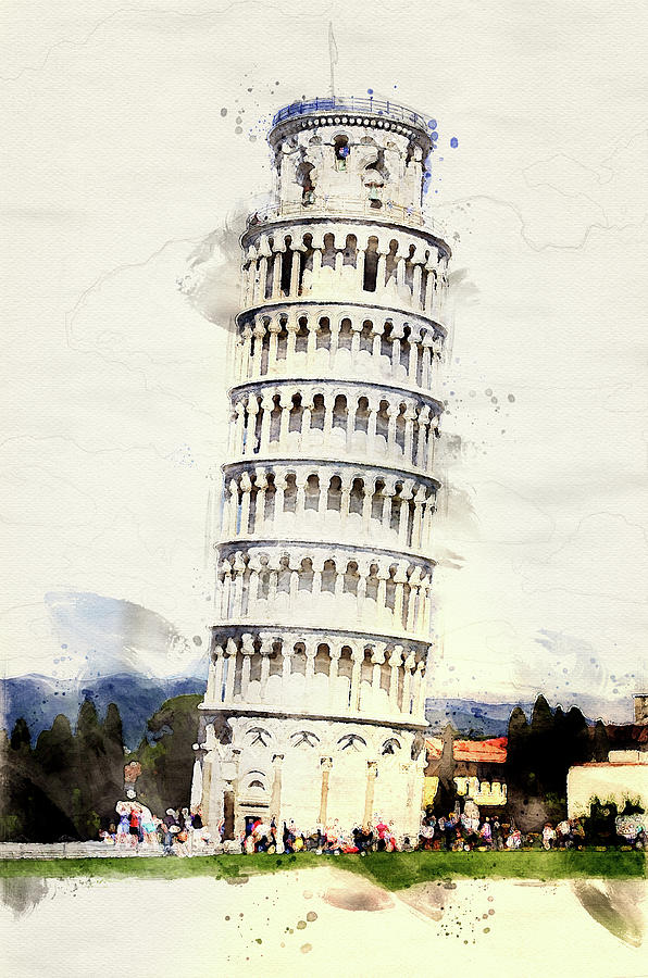 Leaning Tower Of Pisa, Pisa, Italy Digital Art by Shashank Mehendale ...