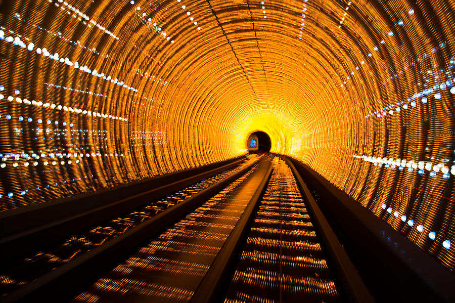 Light Tunnel #2 Photograph by Baona