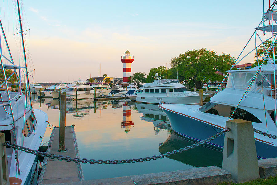 Lighthouse-Harbor Town-Hilton Head Island South Carolina Photograph by ...