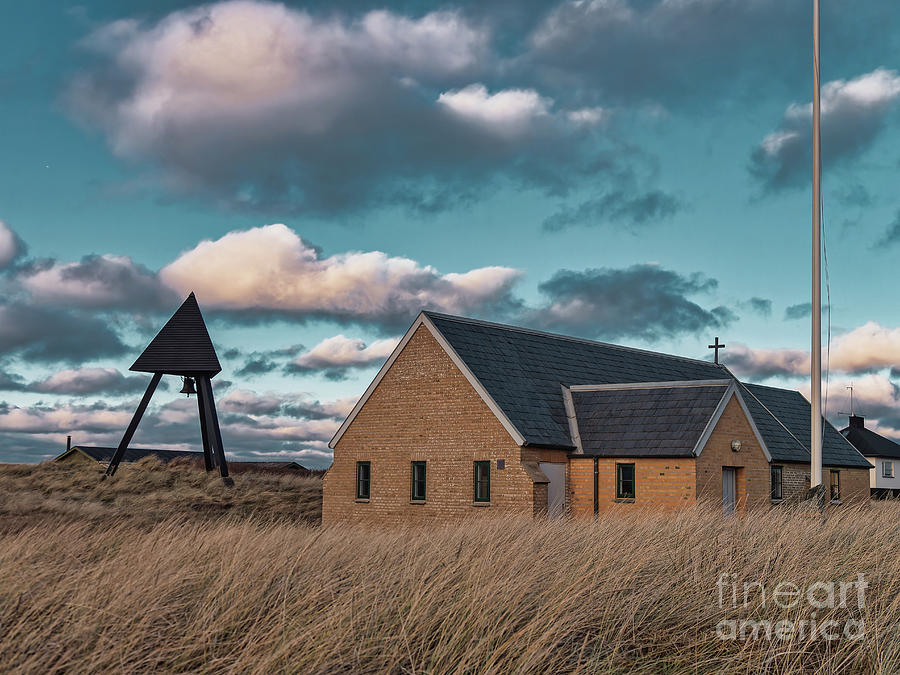 Lildstrand Tiny Church In Thy Rural Denmark Photograph
