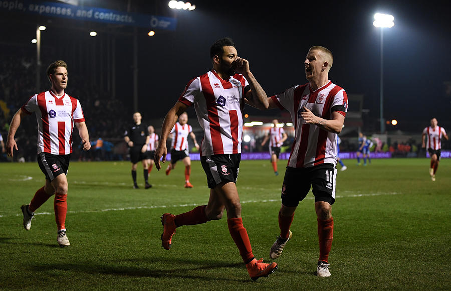 Lincoln City v Ipswich Town - The Emirates FA Cup Third Round Replay #2 Photograph by Laurence Griffiths Lincoln City v Ipswich Town - The Emirates FA Cup Third Round Replay #2 Photograph by Laurence Griffiths