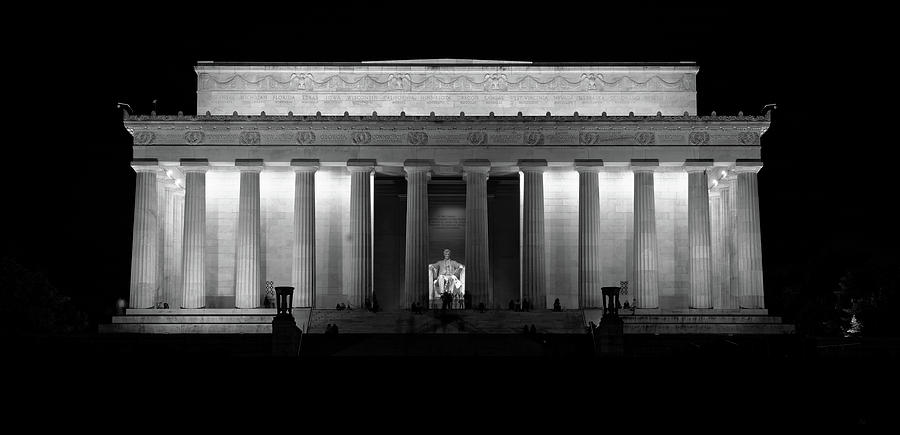 Lincoln Memorial at Night #2 Photograph by Doolittle Photography and Art