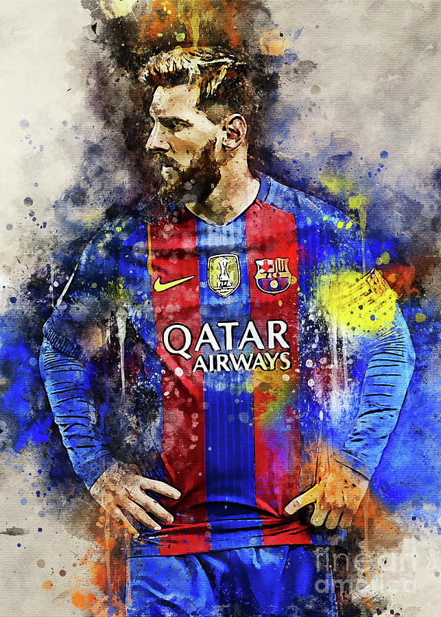 Lionel Messi Digital Art By Rezeky Art - Fine Art America