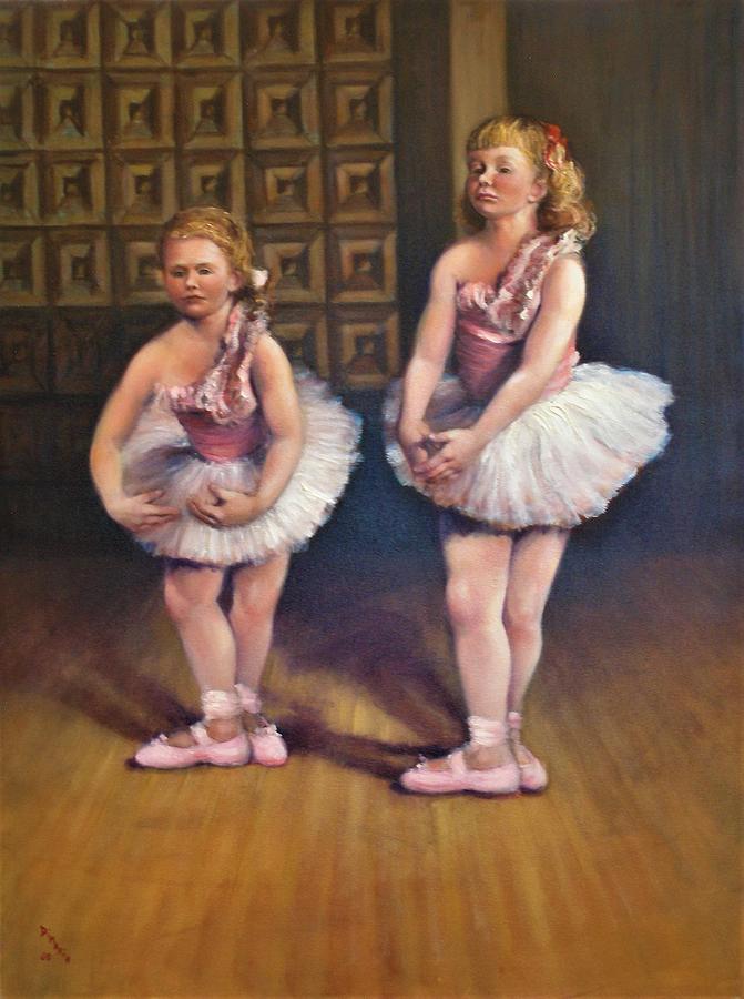 Little Ballerinas #2 Painting by Donelli  DiMaria