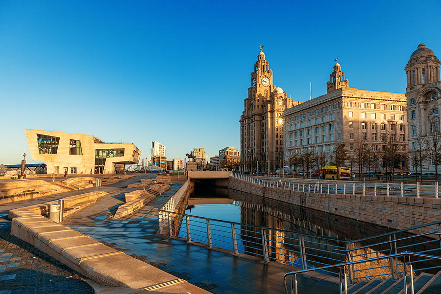 Liverpool city center cityscape #2 Photograph by Songquan Deng